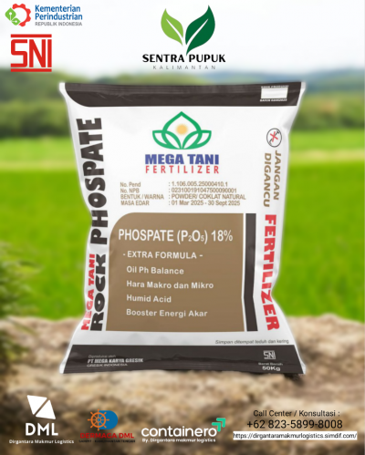 PUPUK ROCK PHOSPATE RP 18%
